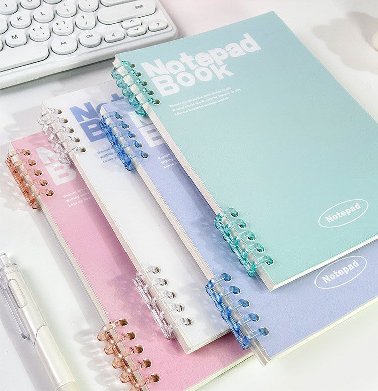 A5 B5 Spiral Binding Notebook PVC Cover 7