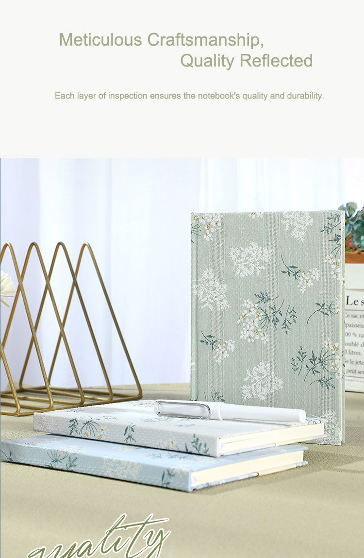 Linen Hardcover Notebook With Dust Jacket 2 4