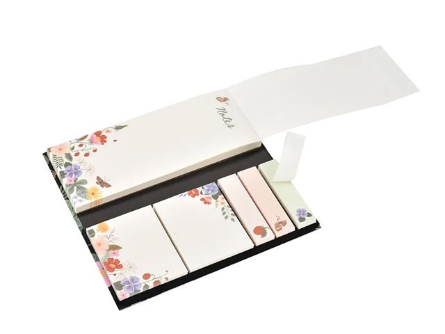 Custom Logo Die Cut Notepad Sticky Memo Set Printing