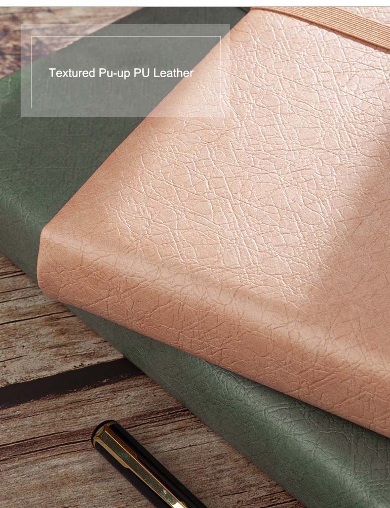 Displat of High quality PU Hardcover notebook