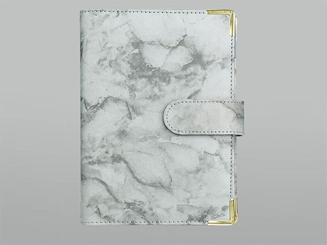 Marble Spiral Binding Agenda Budget Binder