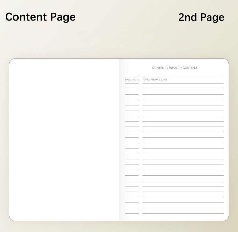 Monthly Leather Hardcover Planner 10