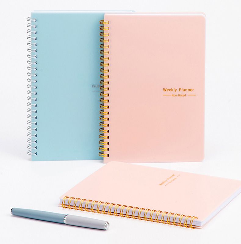 A5 PP Cover Spiral Binding Weekly Planner 1