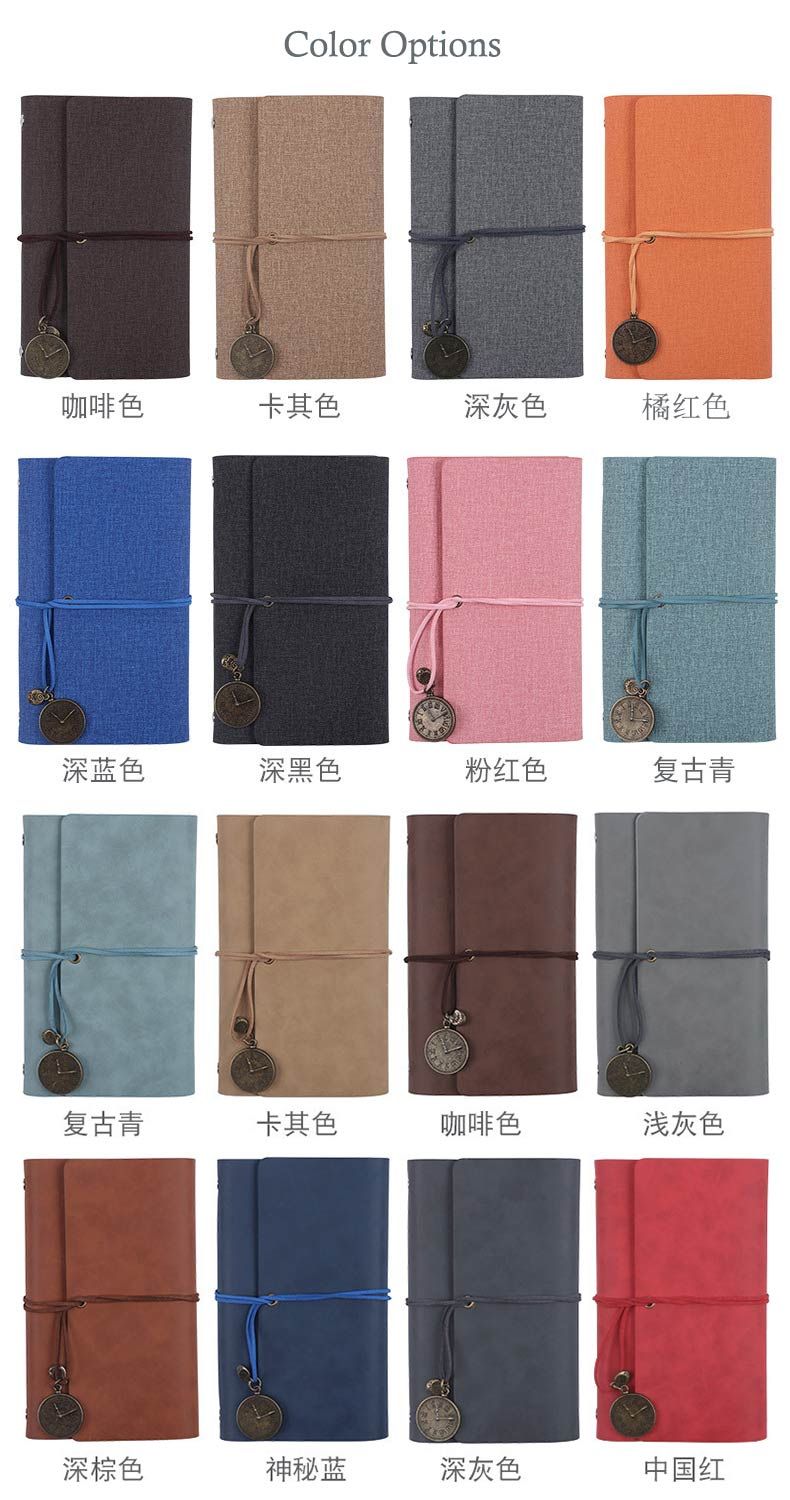 A6 PU Leather Spiral Binding Notebook 5