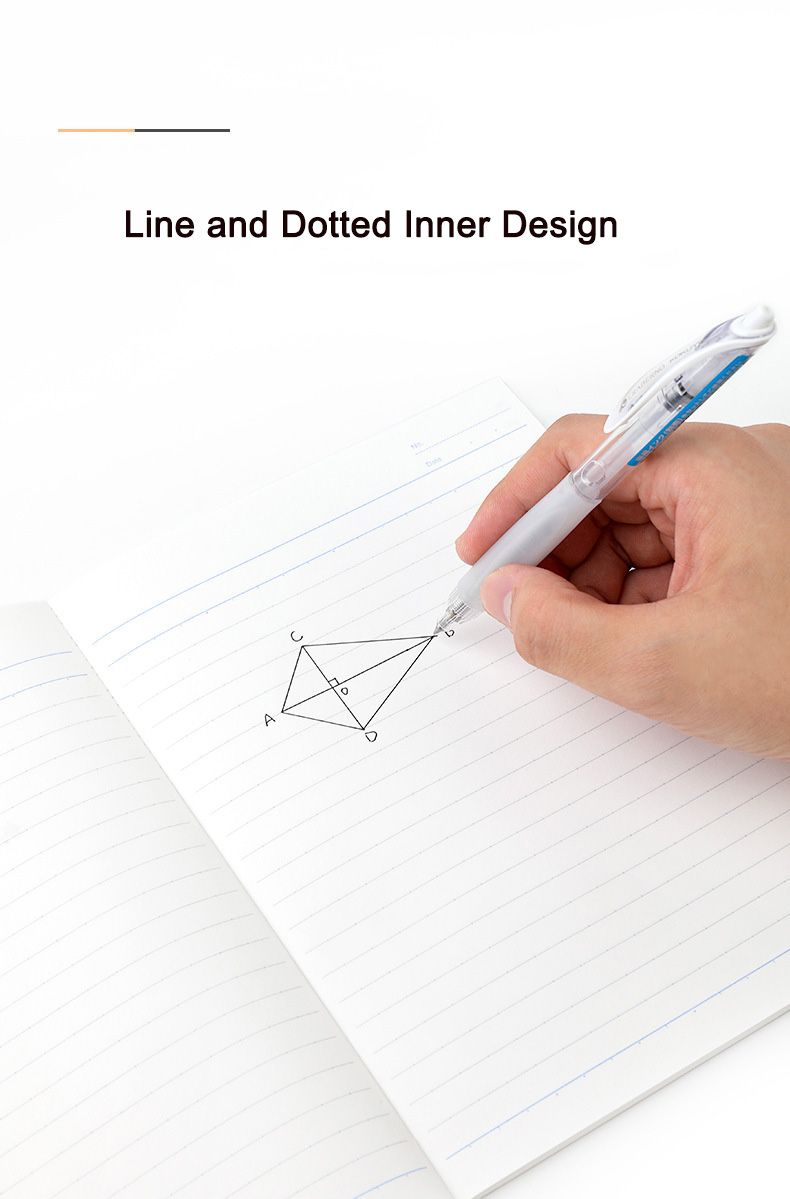 A5 B5 Kraft Paper Soft Cover Perfect Binding Notebook 6