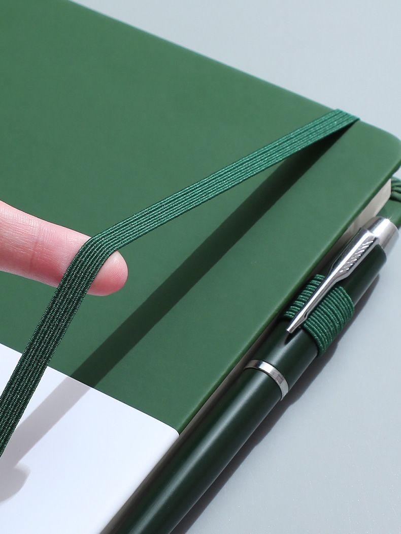 PU Leather Hardcover Elastic Band Notebook5