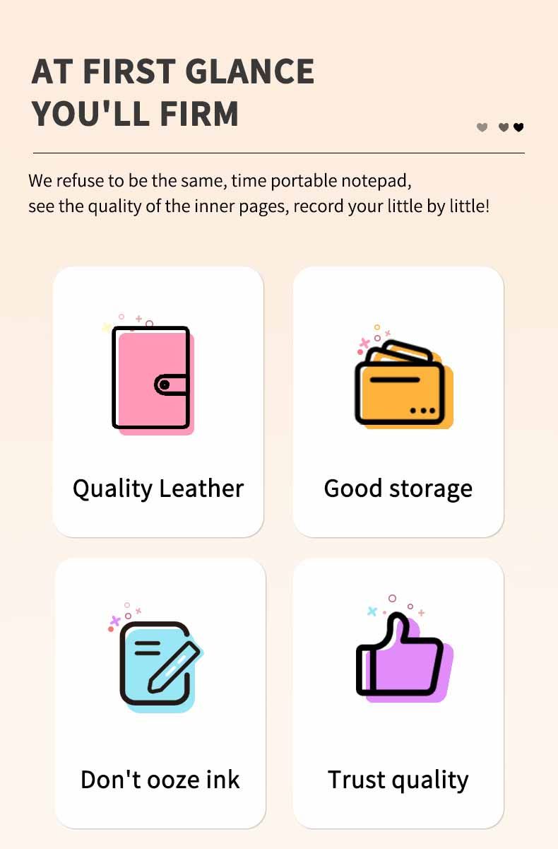 High quality Buckle loose binding notebook