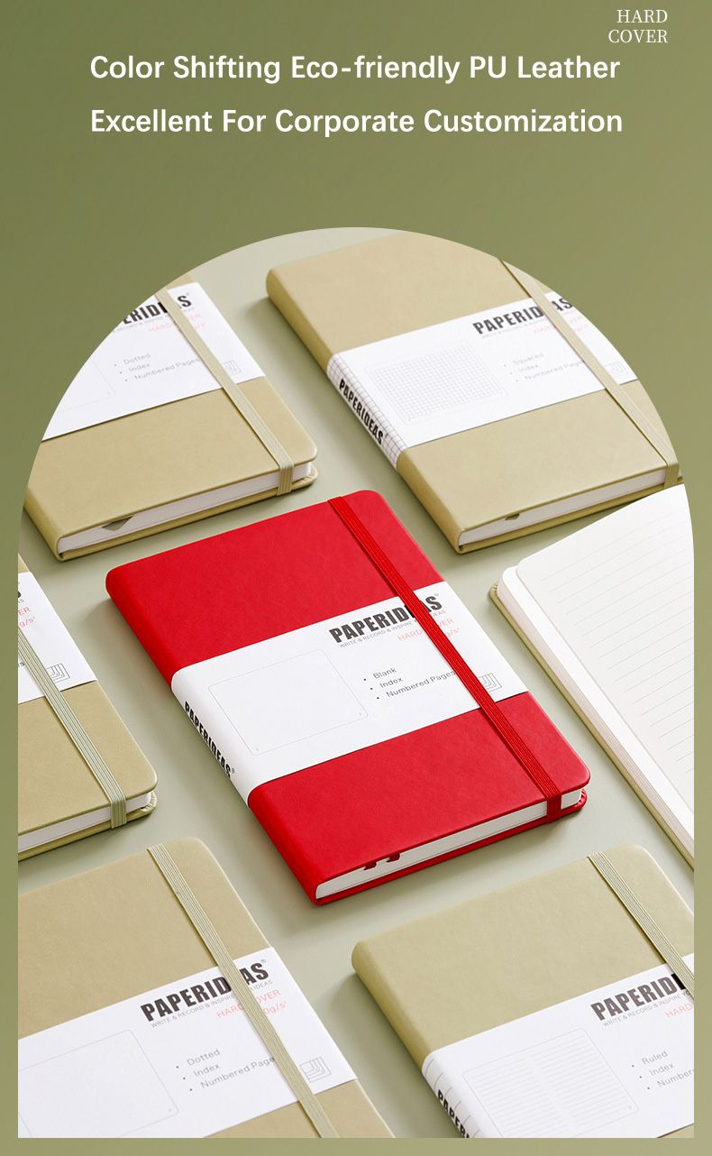 Monthly Leather Hardcover Planner 5