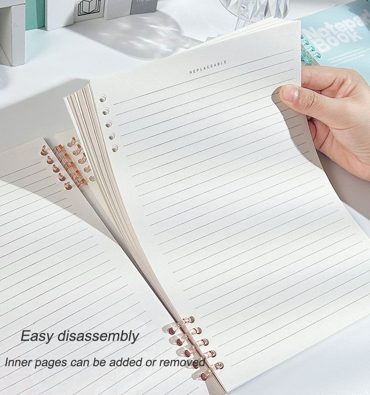 A5 B5 Spiral Binding Notebook PVC Cover 4