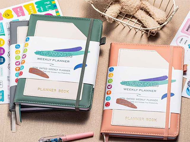 A5 PU Leather Softcover Daily Notebook
