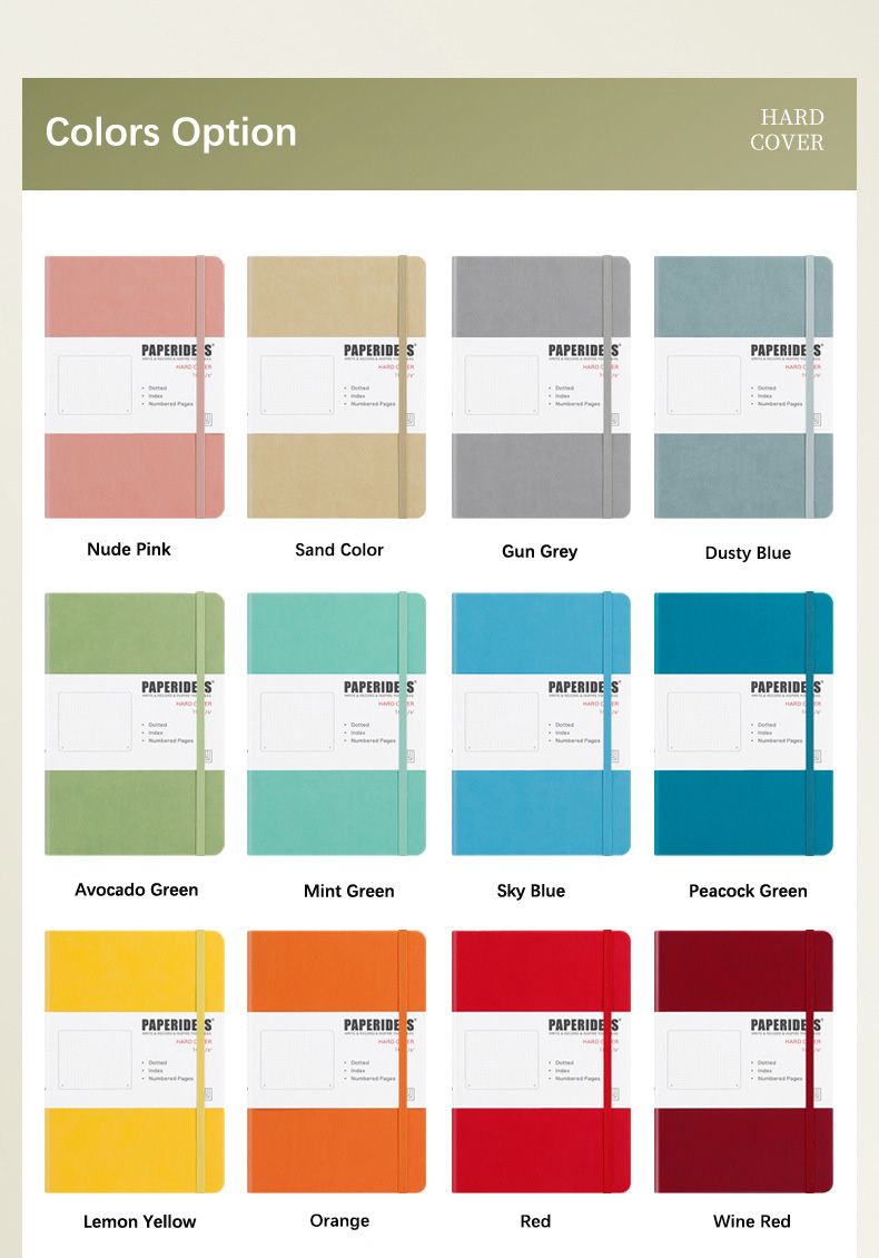 Monthly Leather Hardcover Planner 3