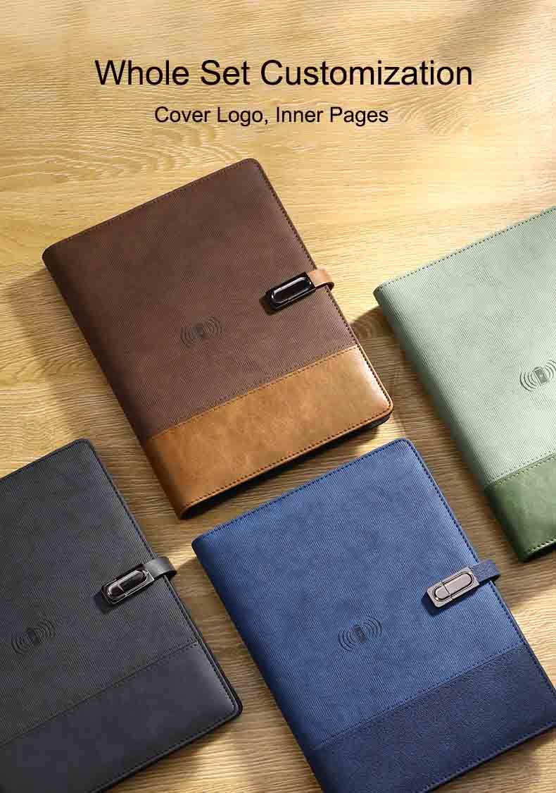 Wireless Charging Power Bank Notebook Printing 1