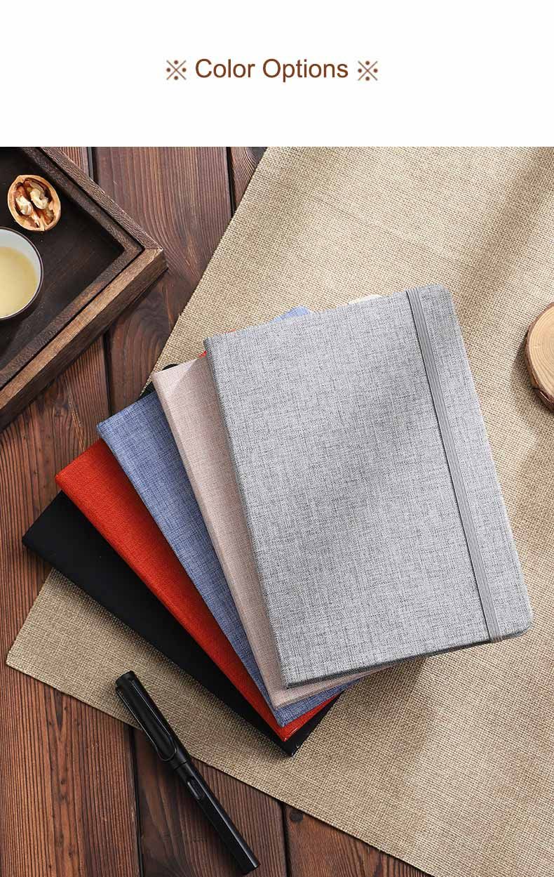 Linen Hardcover Notebook Set Box detail 3